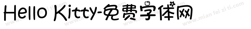 Hello Kitty字体转换